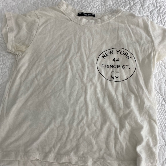 Brandy Melville white tee - Picture 1 of 1